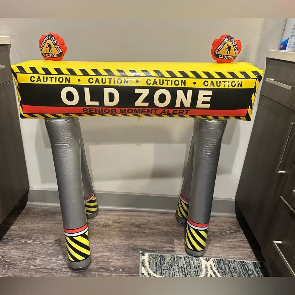ArtCreativity Old Zone Inflatable Over The Hill Party Decorations Birthday